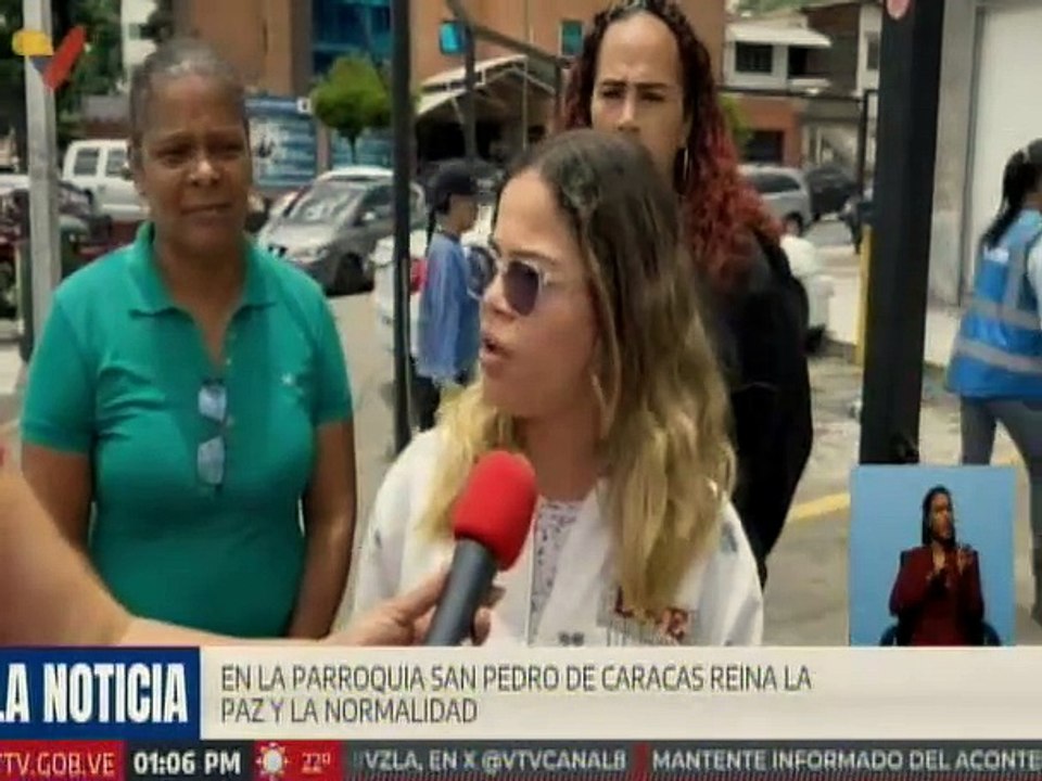Caracas | Ciudadanos de la pqa. San Pedro desarrollan con total normalidad sus labores cotidianas