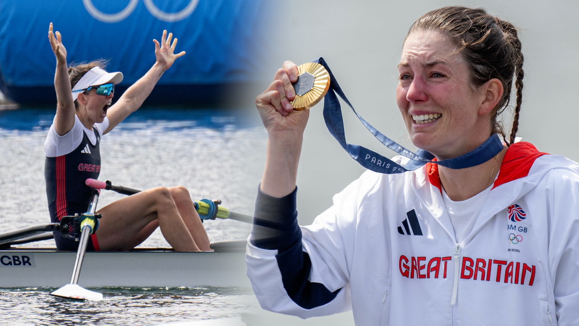 Pembury's Emily Craig shares how she feels after winning gold in rowing.