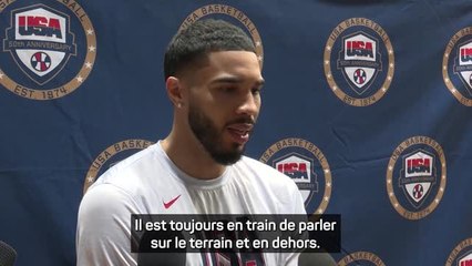 Paris 2024 - Tatum : "Génial de voir LeBron avec un tel niveau d'énergie !"