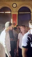 That's a lotta splash power, Katie Ledecky x Stephen Curry