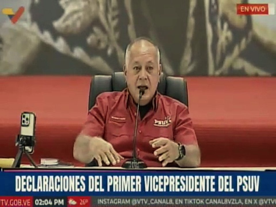 Primer Vpdte. del PSUV: Venezuela es garante de los DD. HH. desde la llegada del Cmdt. Chávez