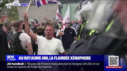 Royaume-Uni: la flambée xénophobe ne faiblit pas, près de 400 personnes interpellées