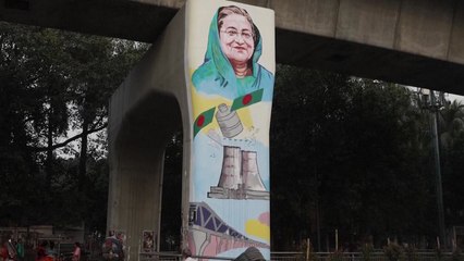 퇴진한 방글라데시 총리 인도 도착..."영국 망명설" / YTN