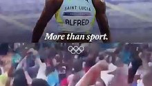 St. Lucia celebrates Julien Alfred 6.and their first-ever medal
