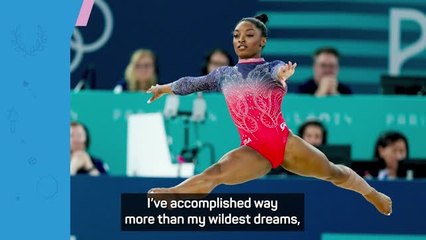 'I've accomplished way more than my wildest dreams' - Biles