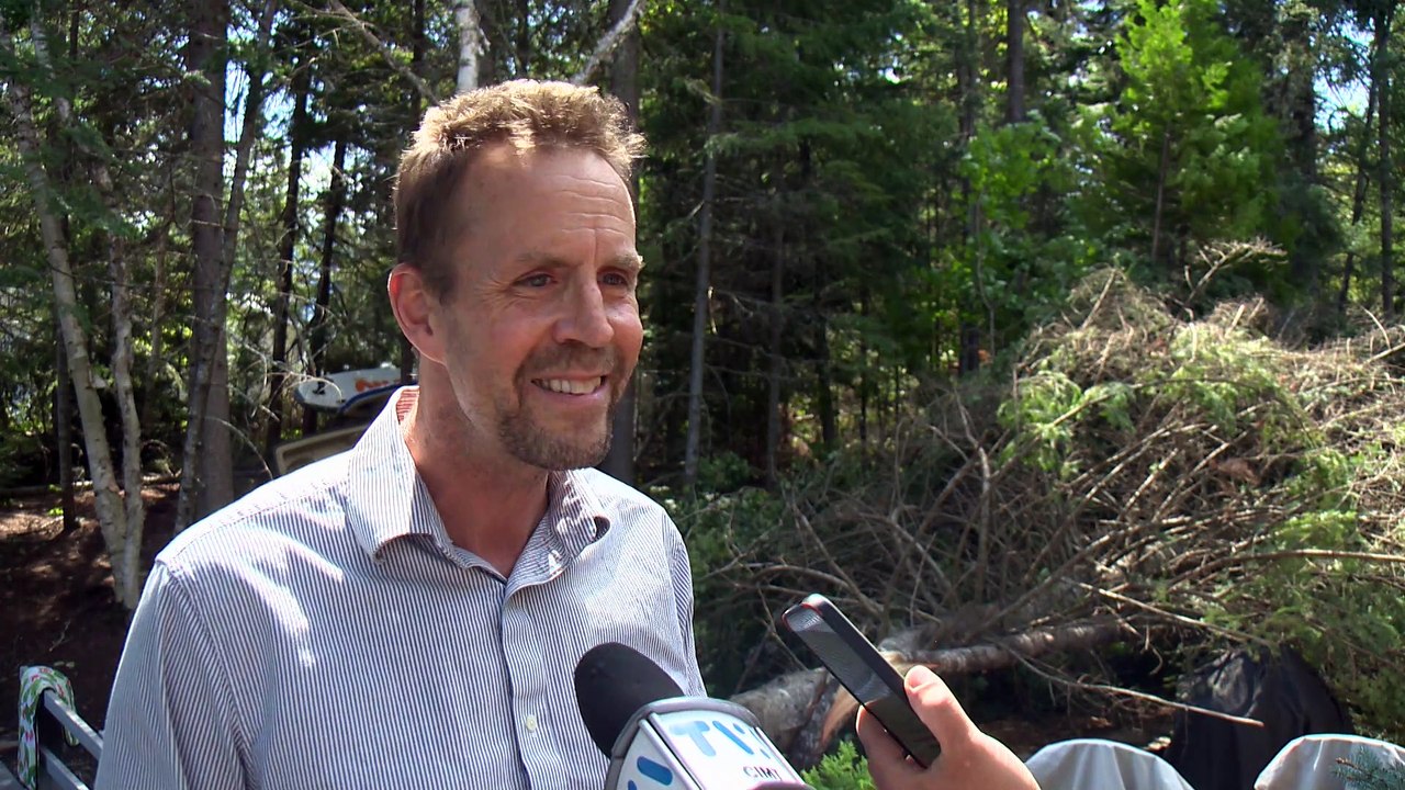 CH 05 Juillet TOPO Dommages micro rafale camping St-Aime-des-Lacs