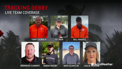 Debby's rains spread to Georgia after downing trees and power lines throughout Florida