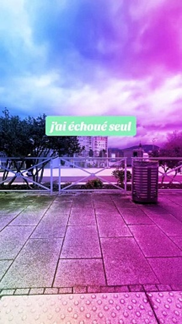 ⁣J'ai commencé seul j'ai pleuré seul