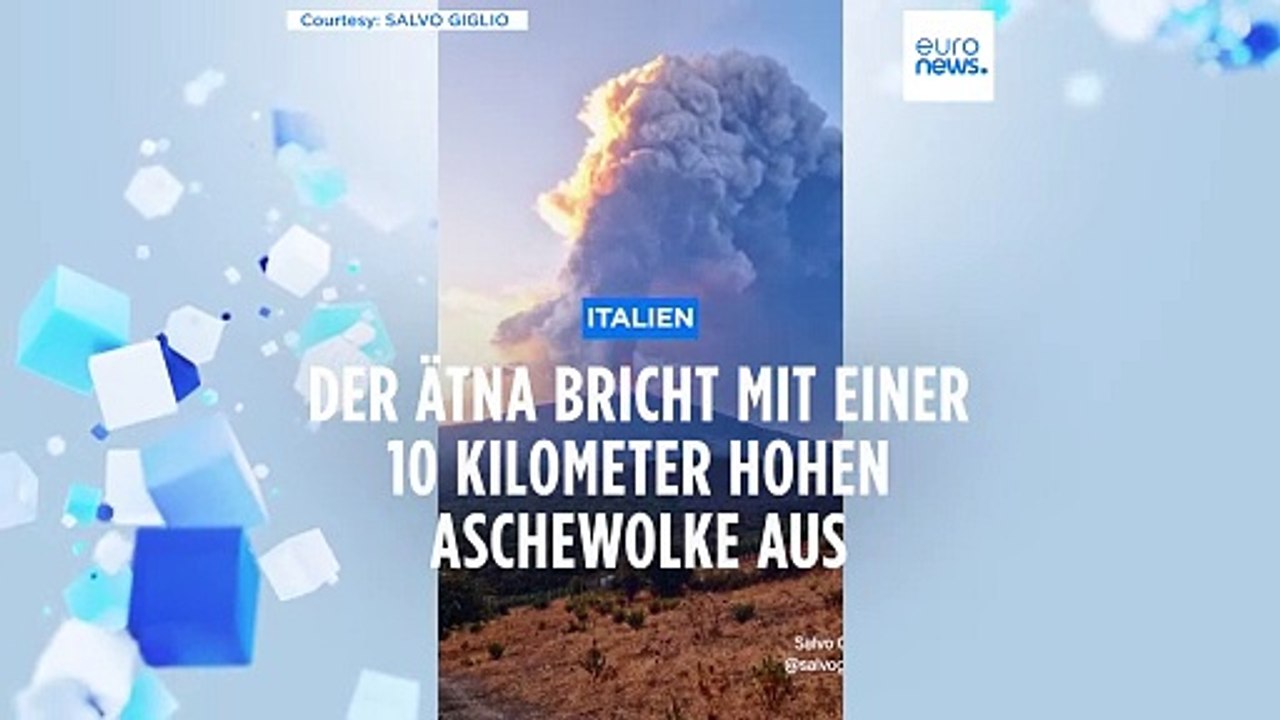 Ätna-Ausbruch: 10 Kilometer hohe Aschewolke