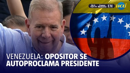 Opositor se proclama presidente eleito e pede ajuda militar na Venezuela