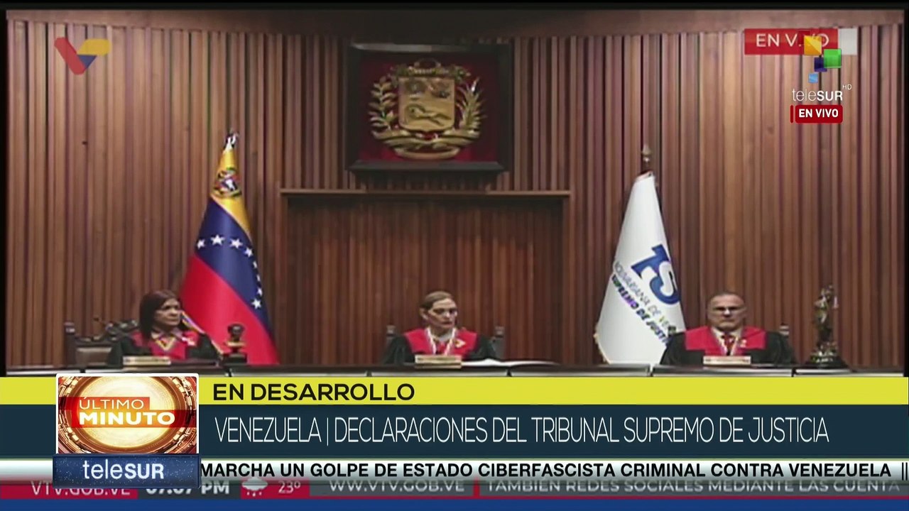 El CNE de Venezuela entrega las actas de escrutinio ante el TSJ