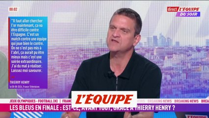 Thierry Henry : «Il faut aller chercher l'or maintenant» - Foot - JO 2024