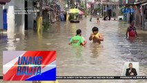 Ilang barangay, nakaranas ng lampas-tao na baha kasunod ng ilang araw na pag-uulan | Unang Balita