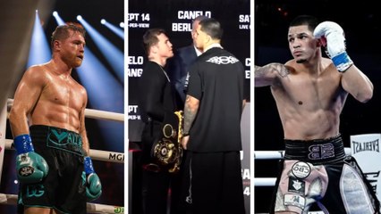 Canelo calienta los ánimos en la pelea de septiembre contra Edgar Berlanga y lo encara