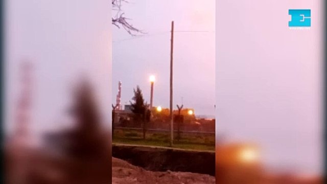 Ruidos y llamas enormes en la refinería de YPF Ensenada