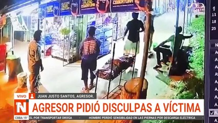 agresor pidió disculpas a su victima