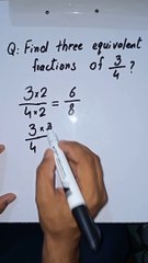 Finding Equivalent Fractions for Grade 3 Maths students