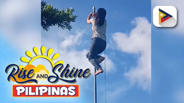 Sunshine Stories | Isang guro mula sa Sabtang, Batanes, hinangaan ng marami dahil sa buwis-buhay niyang pag-akyat sa isang flagpole