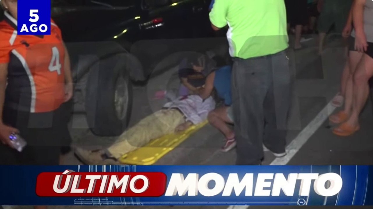 Una persona muere atropellada producto en el bulevar FFAA a la altura de la col. El Progreso en la capital