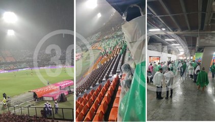 Partido Nacional vs. Águilas Suspendido por Tormenta Eléctrica ⚡