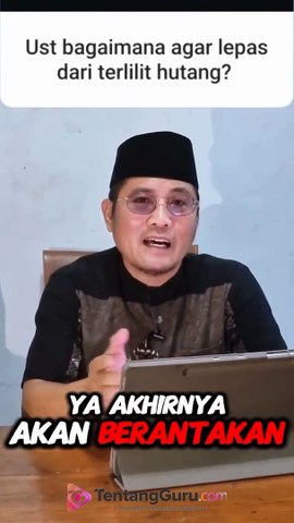 ANDA TERLILIT HUTANG , INILAH PENJELASAN HUTANG UST SOLEH SOFYAN