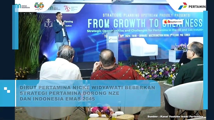 Dirut Pertamina Beberkan Strategi Pertamina Dorong NZE dan Indonesia Emas 2045