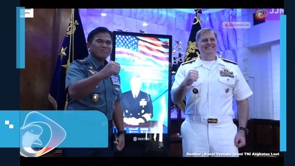 Momen KSAL RI Terima Kunjungan Panglima Armada ke-7 Angkatan Laut Amerika Serikat