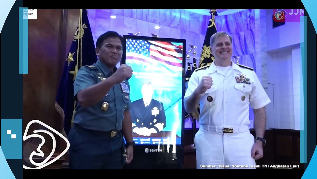 KSAL Muhammad Ali Terima Kunjungan Panglima Armada Ke-7 Angkatan Laut Amerika Serikat Vice Admiral Fred Kacher