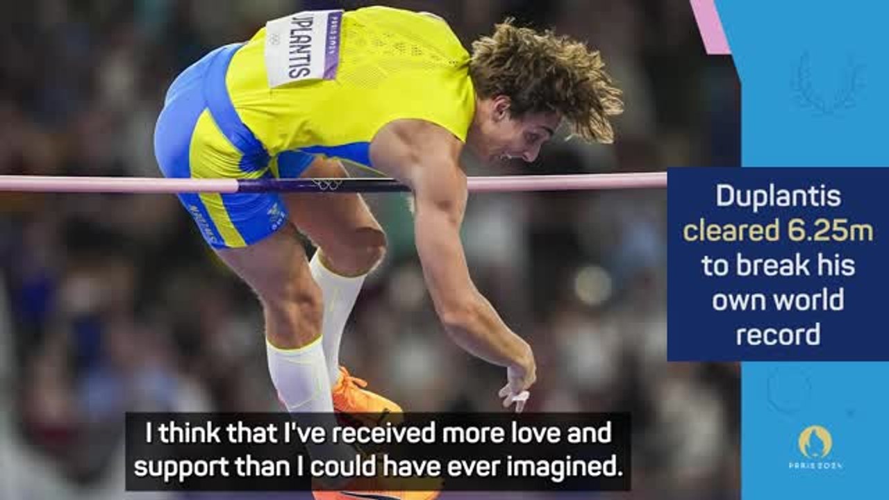 Duplantis 'proud' to take pole vault gold medal home to Sweden فيديو