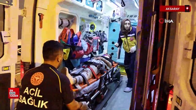 Aksaray'da oğlu kanlar içinde yerde yatan babanın çaresizliği yürekleri dağladı