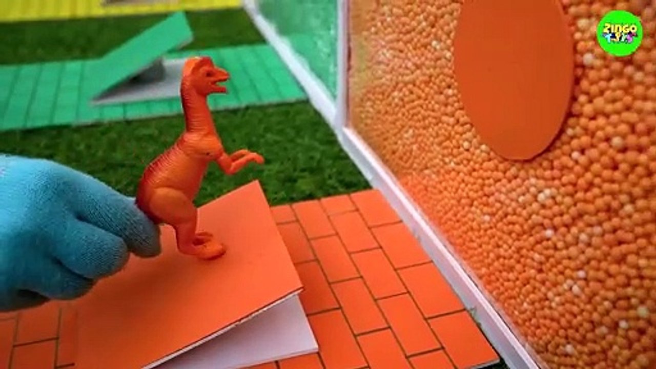 Learn Dinosaurs Names for Kids With Color Balls _ Tyrannosaurus Rex _ Carnot_HD