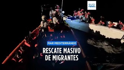 下载视频: Tragedia en el Mediterráneo: 73 migrantes rescatados en 48 horas