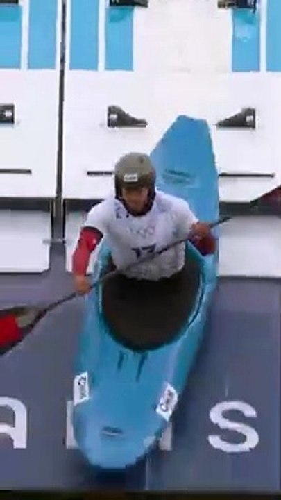 Dropping in, on a kayak