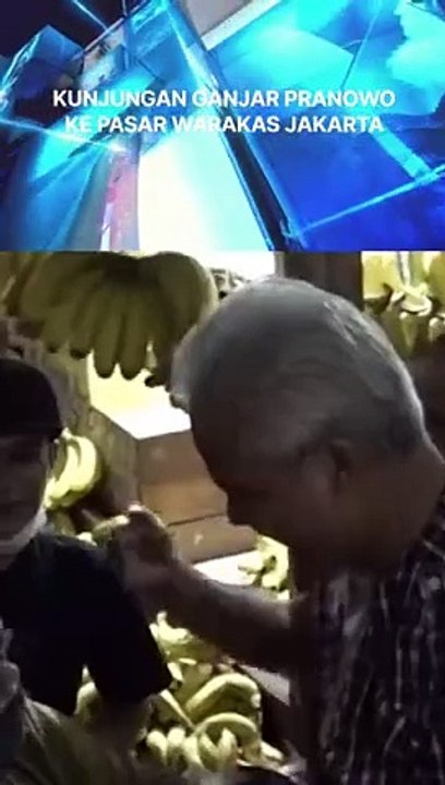 Kunjungan Ganjar Pranowo ke Pasar Warakas Jakarta