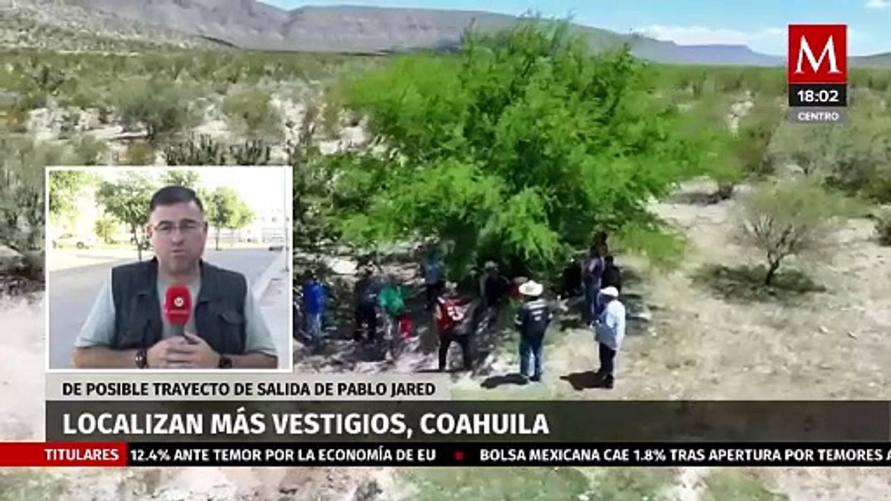 Nuevos vestigios encontrados en la búsqueda de Pablo Jared en Coahuila