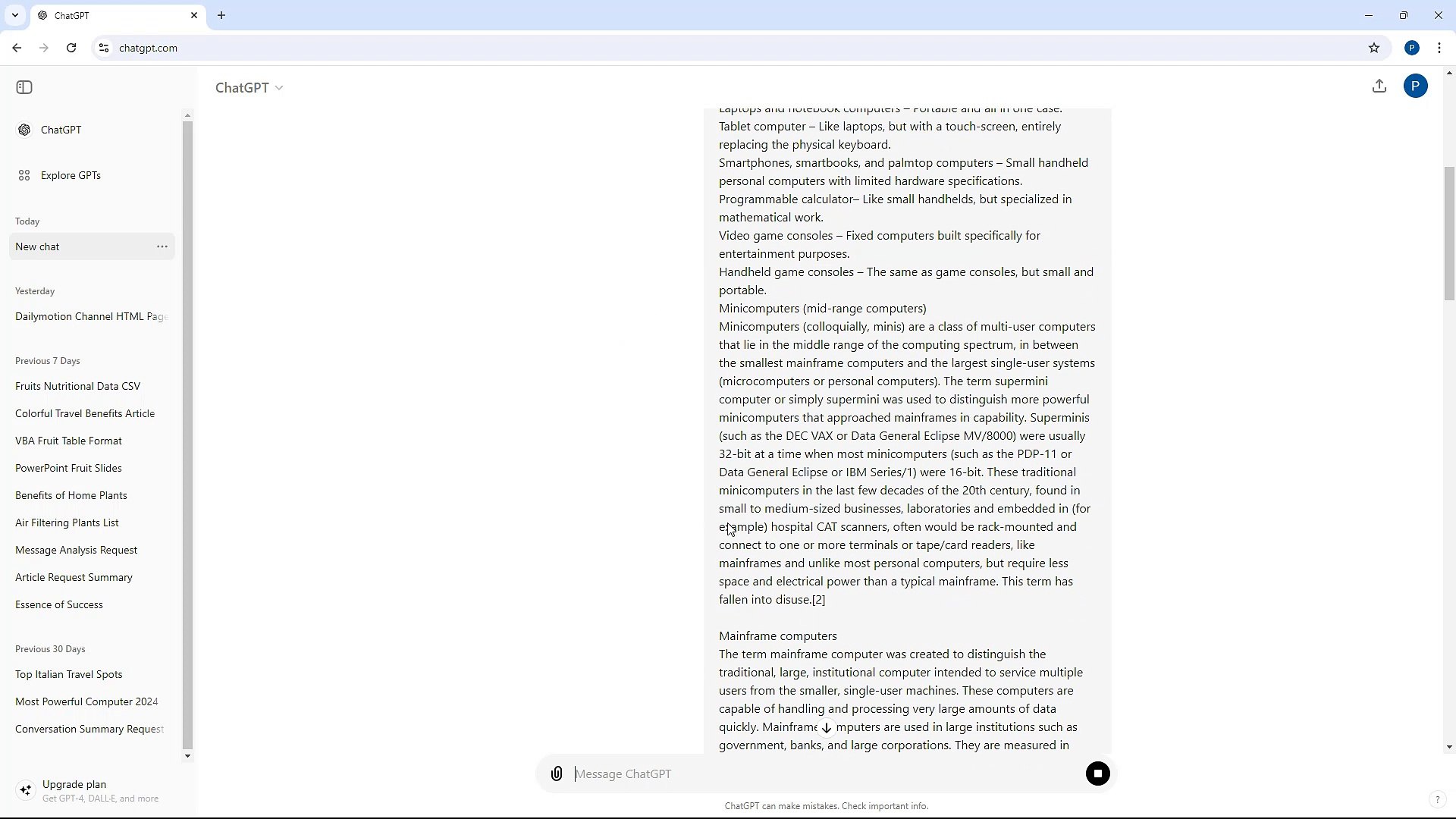ChatGPT Course Section 12 Get formatting with HTML Codes
