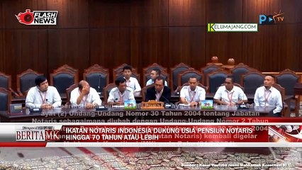 MK Gelar Sidang Terkait Batas Usia Notaris