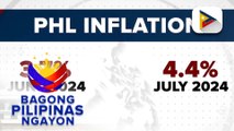 Inflation rate sa bansa, bumilis ng 4.4% nitong Hulyo 2024