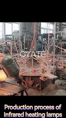 Production process of 880mm 230v 3000w SK15 infrared heat lamps