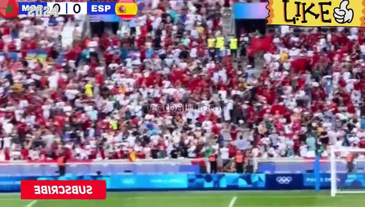 Spain Vs Morocco 21 Extended HIGHLIGHTS Semi Final Olympics 2024