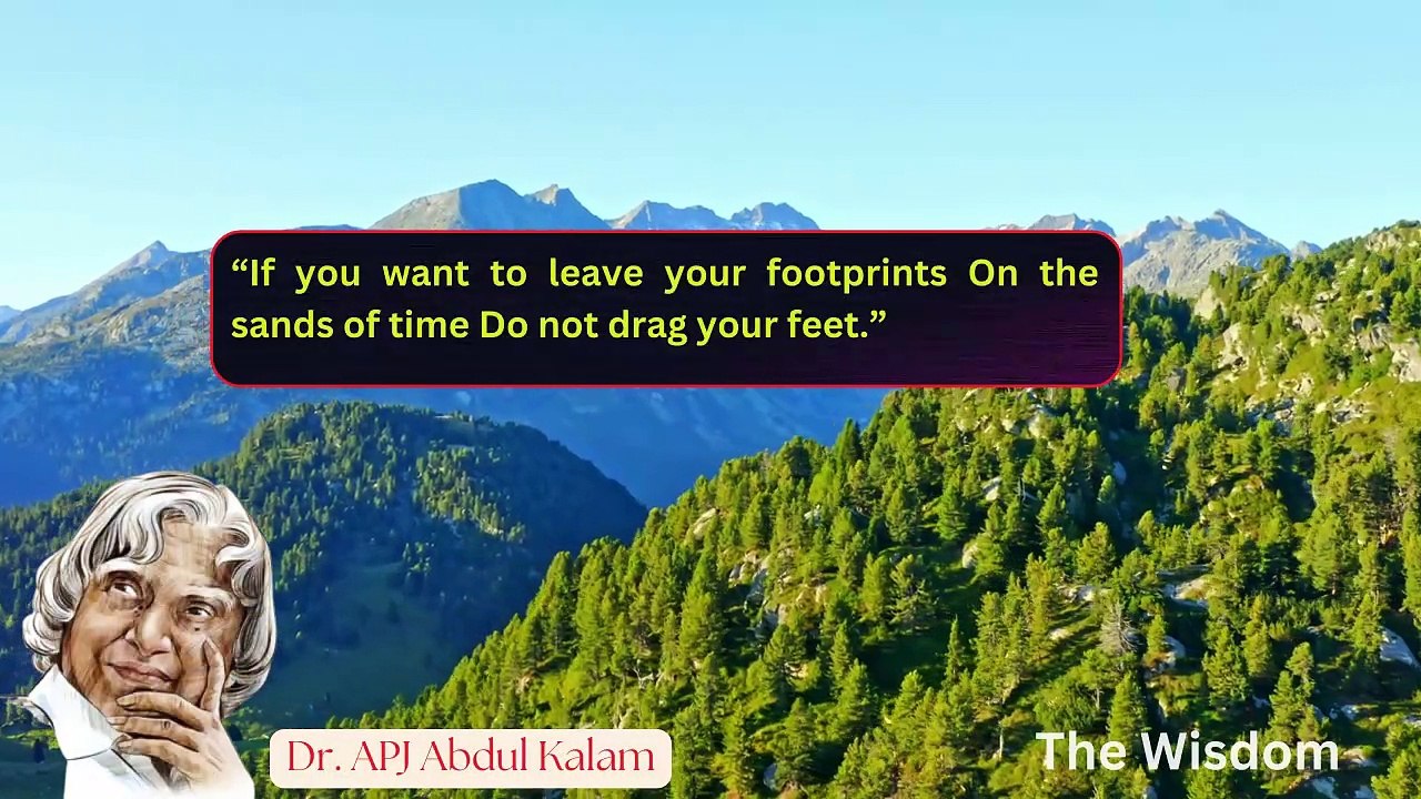 A.P.J. Abdul Kalam’s Best Quotes In English 16|| The Wisdom