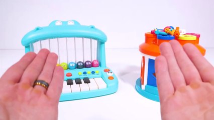 Learning Video for Kids: Learn Colors, Shapes and Numbers with the Hippo Toy Piano