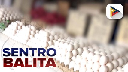 下载视频: Presyo ng itlog, tumaas ayon sa DA; pagbabawas ng produksyon ng ilang layer farms at mataas na presyo ng mais na patuka, kabilang sa mga dahilan ng pagtaas ayon sa PHL Egg Board Association