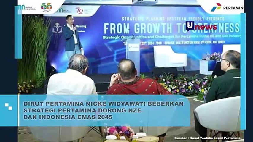 Dirut Pertamina Nicke Widyawati Beberkan Strategi Pertamina Dorong Nze dan Indonesia Emas 2045