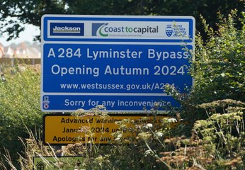 Exciting Drone Footage of Lyminster Bypass Construction in August 2024 🚧