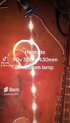 90v 300w 430mm IR halogen heater lamp for medical printer