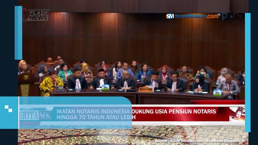 MK Gelar Sidang Terkait Batas Usia Notaris