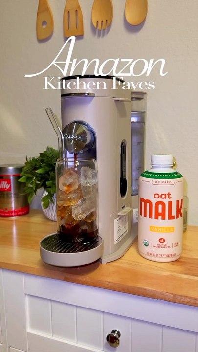 Pods & Grounds Single-Serve Coffee Maker with Milk Frother