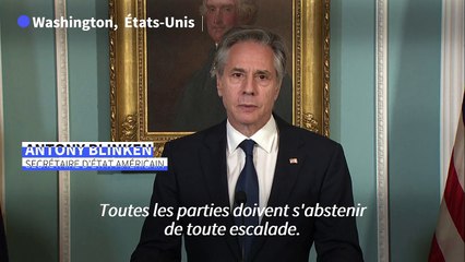 Proche-Orient : Blinken appelle tous les protagonistes à "casser ce cycle" de violences