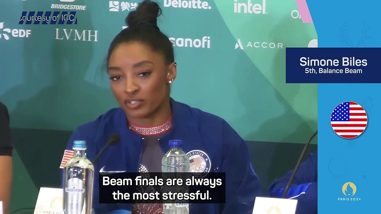 Biles bemoans 'odd' balance beam final